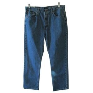 George Men's Regular Straight Leg Medium Wash Blue Jeans NWT Size 34 X 30